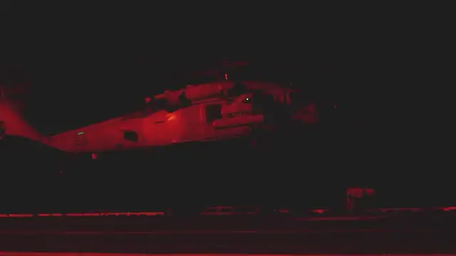 Video thumbnail for Iran: U.S. Nuclear-Powered Aircraft Carrier Conducts Flight Operations In Middle East.
