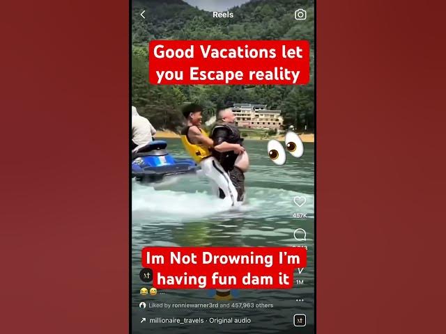 Video thumbnail for Good vacations Let you Escape #reality and just have #fun #bucketlisttravel