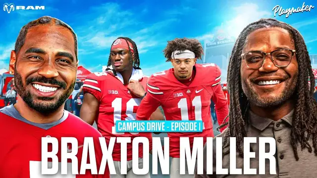 'Video thumbnail for Campus Drive: Braxton Miller | Presented by RAM Trucks'