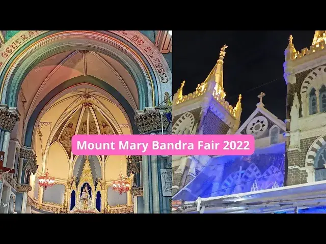 Video thumbnail for Mount Mary fair 2022 at Basilica of Our Lady of the Mount, Bandra, Mumbai