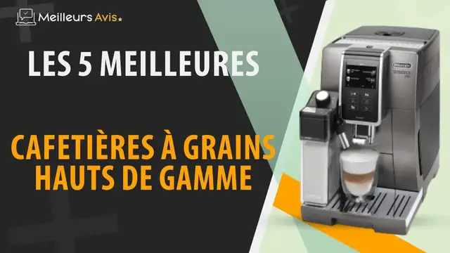 Video thumbnail for ⭐️ MEILLEURE CAFETIERE A GRAIN HAUT DE GAMME - Comparatif 2023