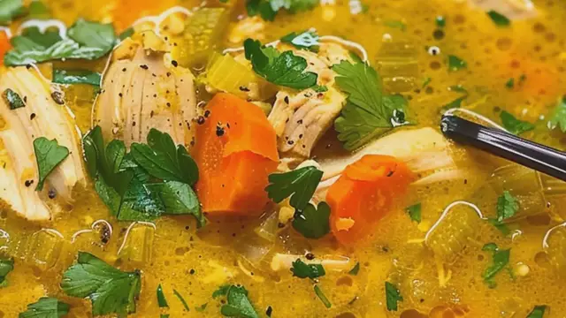 'Video thumbnail for Comforting Turmeric Chicken Soup Recipe | Anti-Inflammatory & Delicious'