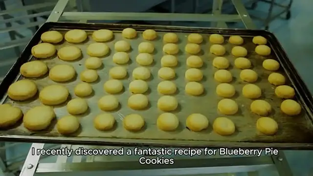 Video thumbnail for Blueberry Pie Cookies