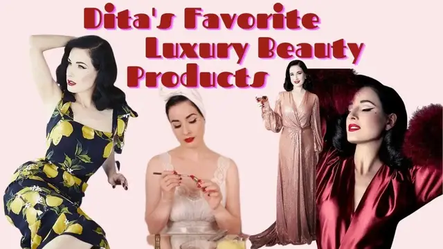 Video thumbnail for Dita von Teese's Favorite Luxury Beauty Products