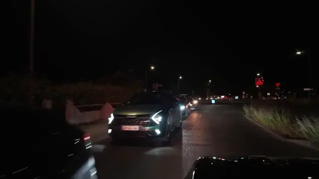 Video thumbnail for France: Residents evacuate Biganos as Gironde wildfire spreads in southwest France.