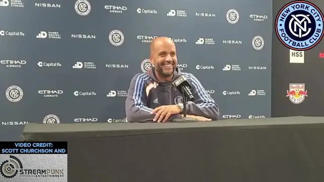 'Video thumbnail for stream punk soccer: nycfc pascal jansen press conference: analyzing the 3-2 hudson river derby victory over new york red'