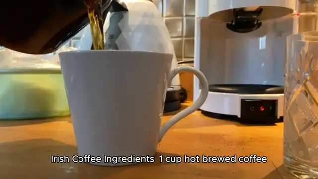 Video thumbnail for Irish coffee recipe