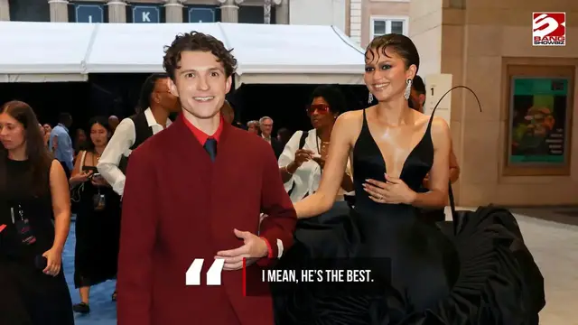 Video thumbnail for Zendaya grows with 'best friend' Tom Holland