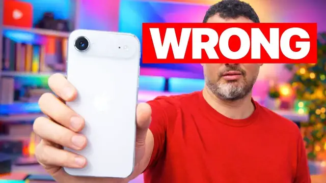 Video thumbnail for I fixed my iPhone Air mistake!