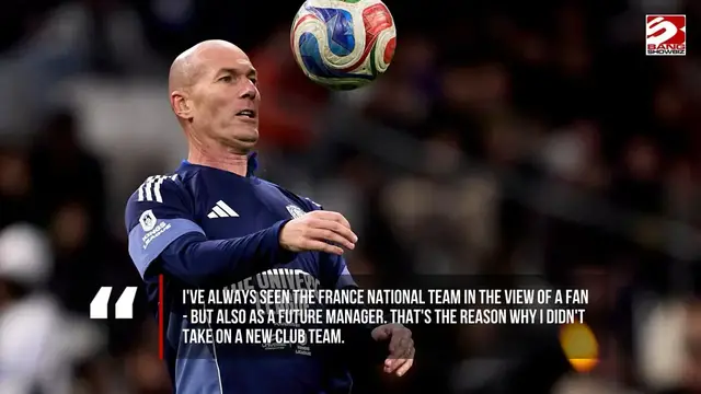 Video thumbnail for Zinedine Zidane rejected club offers while waiting for the chance to manage France