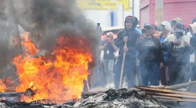 'Video thumbnail for Ecuador indigenous leader killed amid violent fuel protests, army blamed'