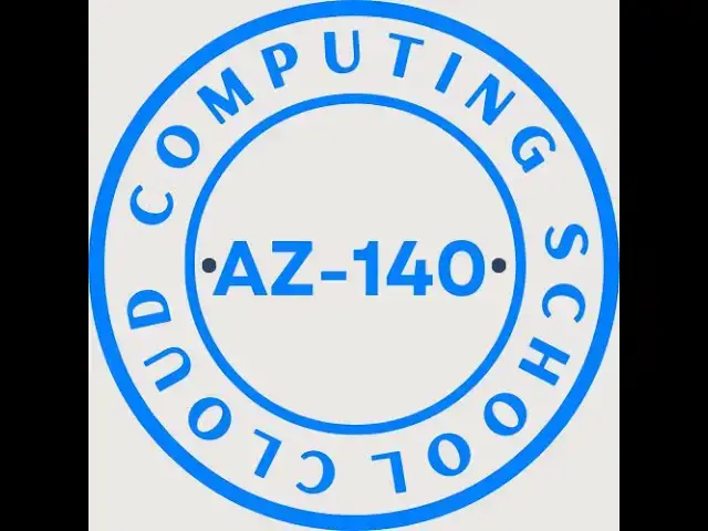 Video thumbnail for AZ-140 Module 1