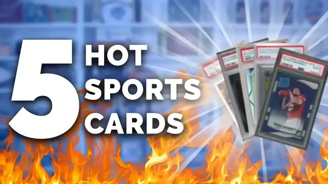 'Video thumbnail for Sports Card Investor: top 5 hottest sports cards! nfl qbs on the rise, featuring mahomes & lamar jackson'