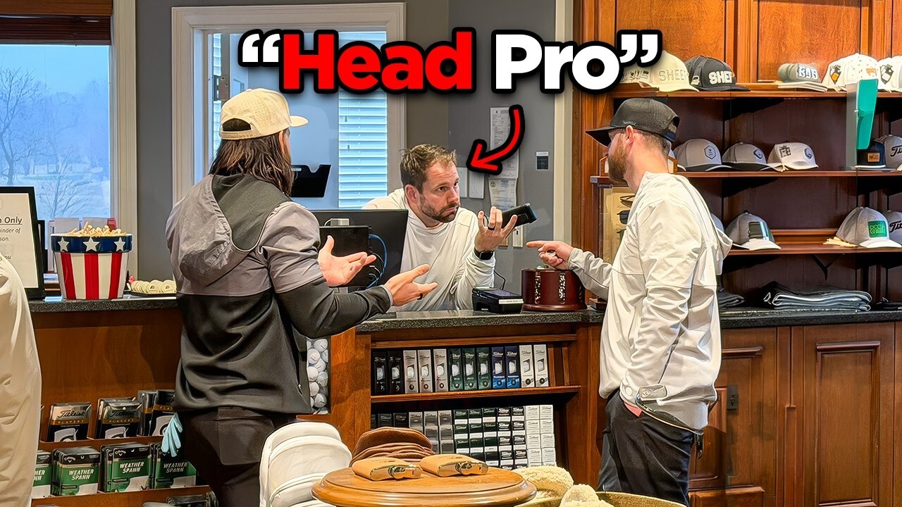 Video thumbnail for CALLING OUT the BEST Golfer in the Pro Shop