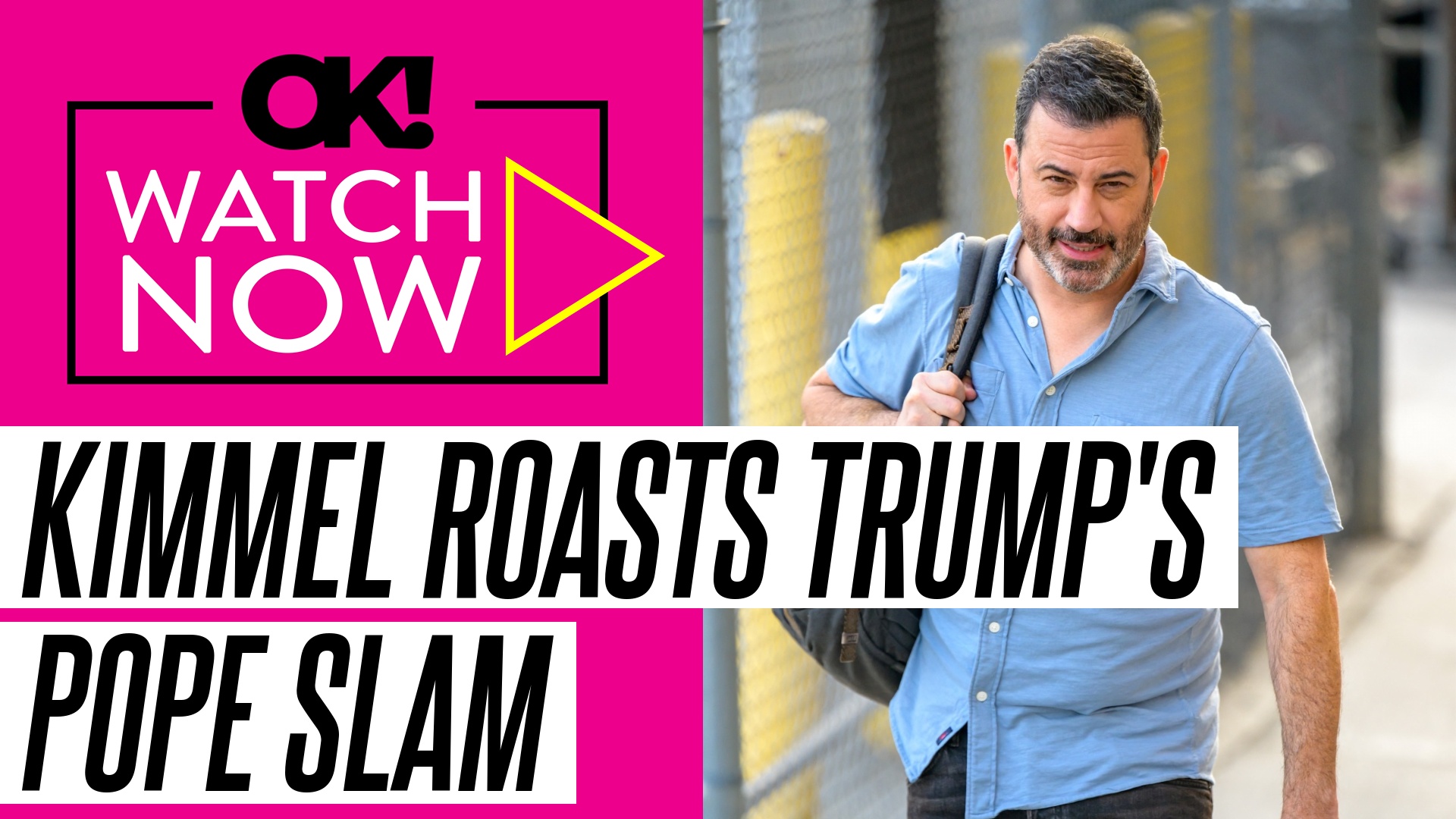 Video thumbnail for Jimmy Kimmel Slams Donald Trump for 'Upsetting Every Faction of Christianity' With Unhinged Pope Criticism