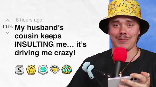 Video thumbnail for My husband’s cousin keeps putting me down… it’s driving me crazy! - r/relationships | Reddit Stories