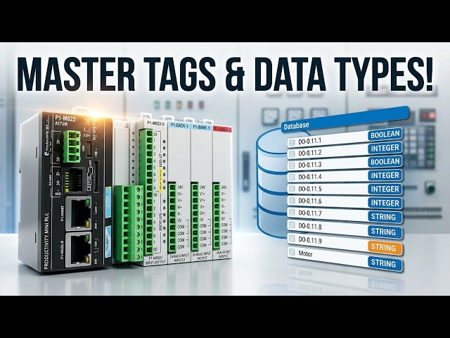 Video thumbnail for Tag Database Tutorial for Automation Direct Mini PLCs!