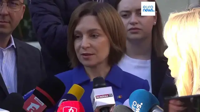 'Video thumbnail for Moldova's pro-EU party takes clear lead in parliamentary election'