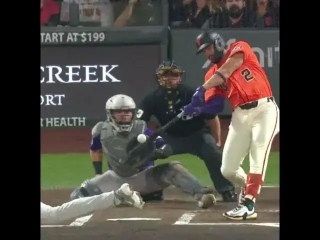 'Video thumbnail for Willy Adames BLASTS Two-Run Homer for Early Giants Lead!'