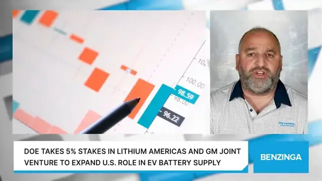 'Video thumbnail for DOE Takes 5% Stakes in Lithium Americas and GM Joint Venture to Expand U.S. Role in EV Battery Supply'