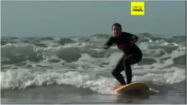 Video thumbnail for Surfers ring in New Year on Morocco’s Atlantic coast