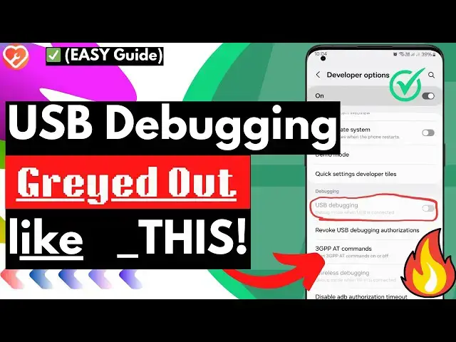 Video thumbnail for USB Debugging Greyed Out: How to Fix *2 Minutes*