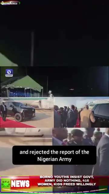 Video thumbnail for Borno Youths Insist Govt, Army Did Nothing, 416 Women, Kids Freed Willingly