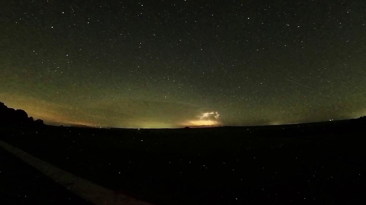 Video thumbnail for US: Storm Clouds Sweep Over Potato Hill During Fort Chaffee Training.