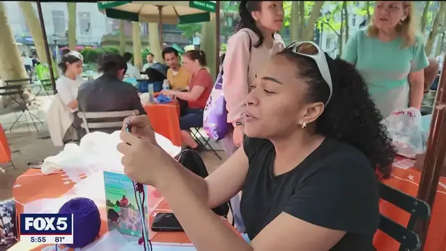 'Video thumbnail for Gen Z is bringing back grandma hobbies'