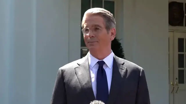 Video thumbnail for Treasury Secretary says Trump's China tariffs will rise to 125% due to country's "insistence on escalation"