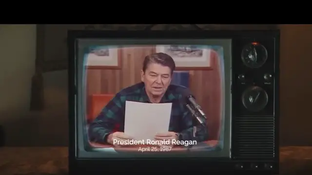 'Video thumbnail for Canadian ad featuring Reagan on tariffs derails US trade talks'