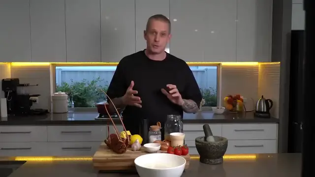 Video thumbnail for Fresh lobster with saffron rice   Perfect date night meal(720P HD)