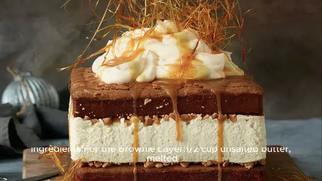 Video thumbnail for Caramel Brownie Cheesecake Recipe