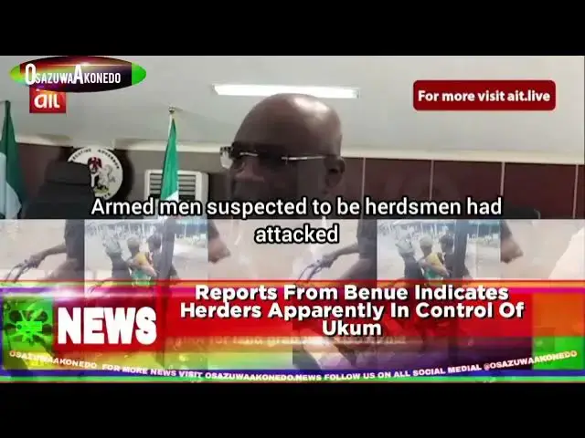 Video thumbnail for Reports From Benue Indicates Herders Apparently In Control Of Ukum