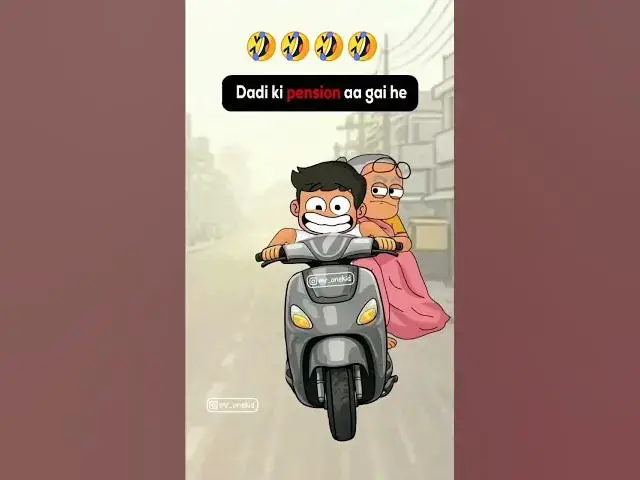 Video thumbnail for GRANDMA KI FUNNY BIKE RIDE 😂🏍️WAIT FOR THE END 🤣#shorts #cartoon #funny #kidzytales