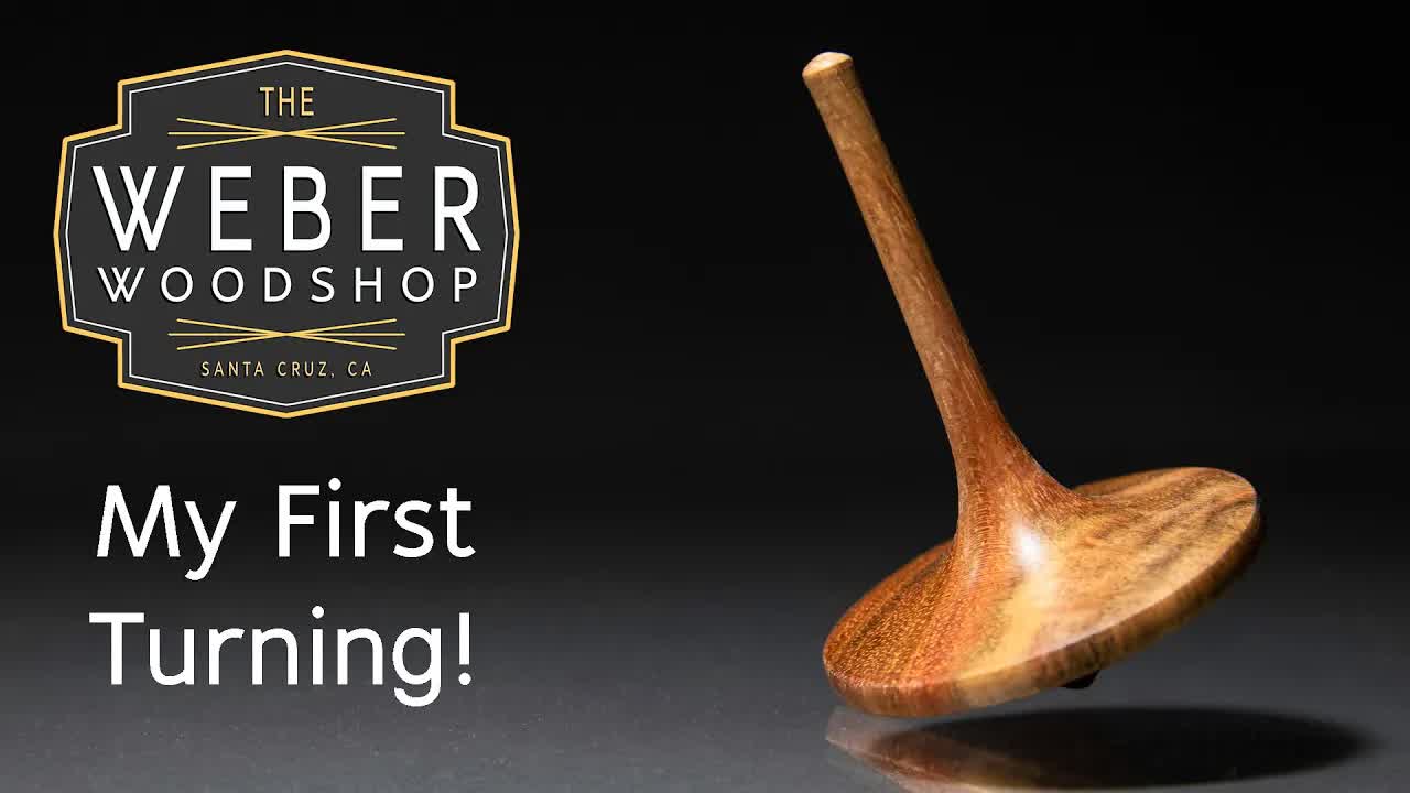 Video thumbnail for Blake Weber (The Weber Woodshop): My First Wood Lathe Project!