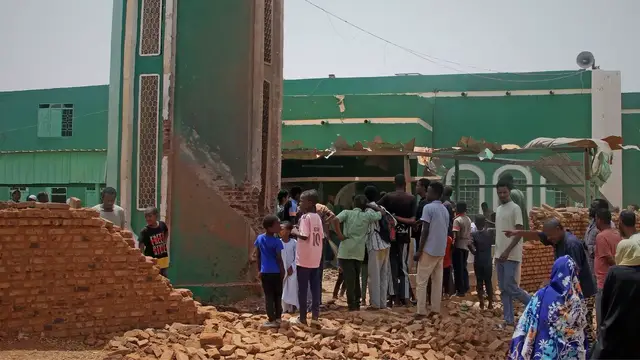 Video thumbnail for Sudan Mosque Struck by RSF Drone as Civilian Areas Come Under Fire