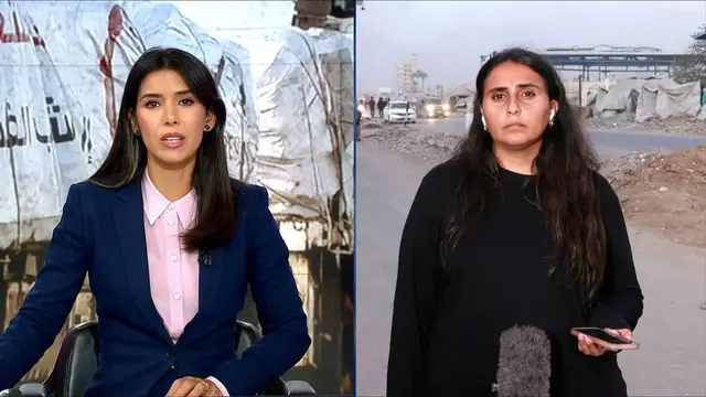 'Video thumbnail for Heavy gunfire and explosions reported in Gaza’s south'