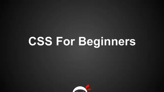 Video thumbnail for CSS Tutorial For Beginners 01 - Introduction to CSS