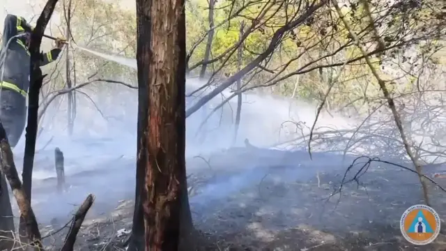 Video thumbnail for Serbia: Russian Emergencies Ministry aircraft conducts wildfire missions.