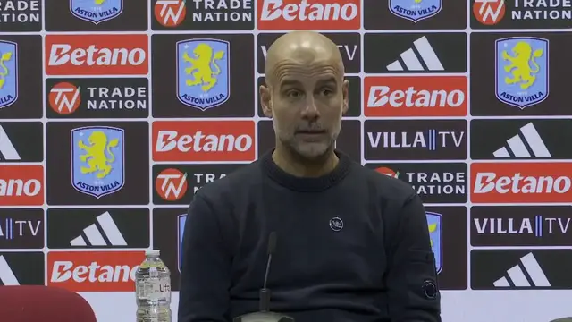 'Video thumbnail for 'Last season was much much worse' Guardiola positive despite 1-0 defeat to Villa'