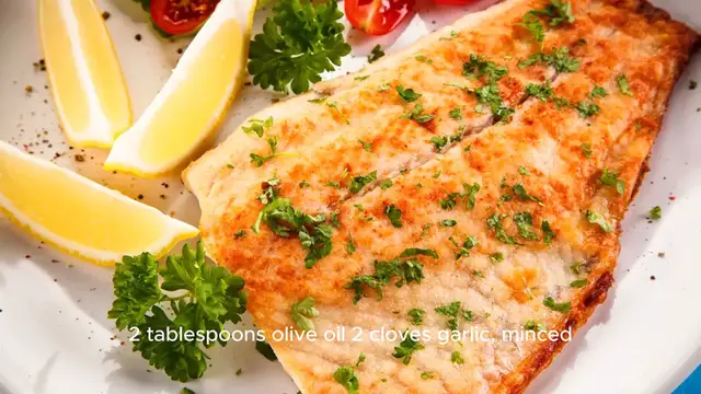 Video thumbnail for Baked Lemon Garlic Flounder Recipe