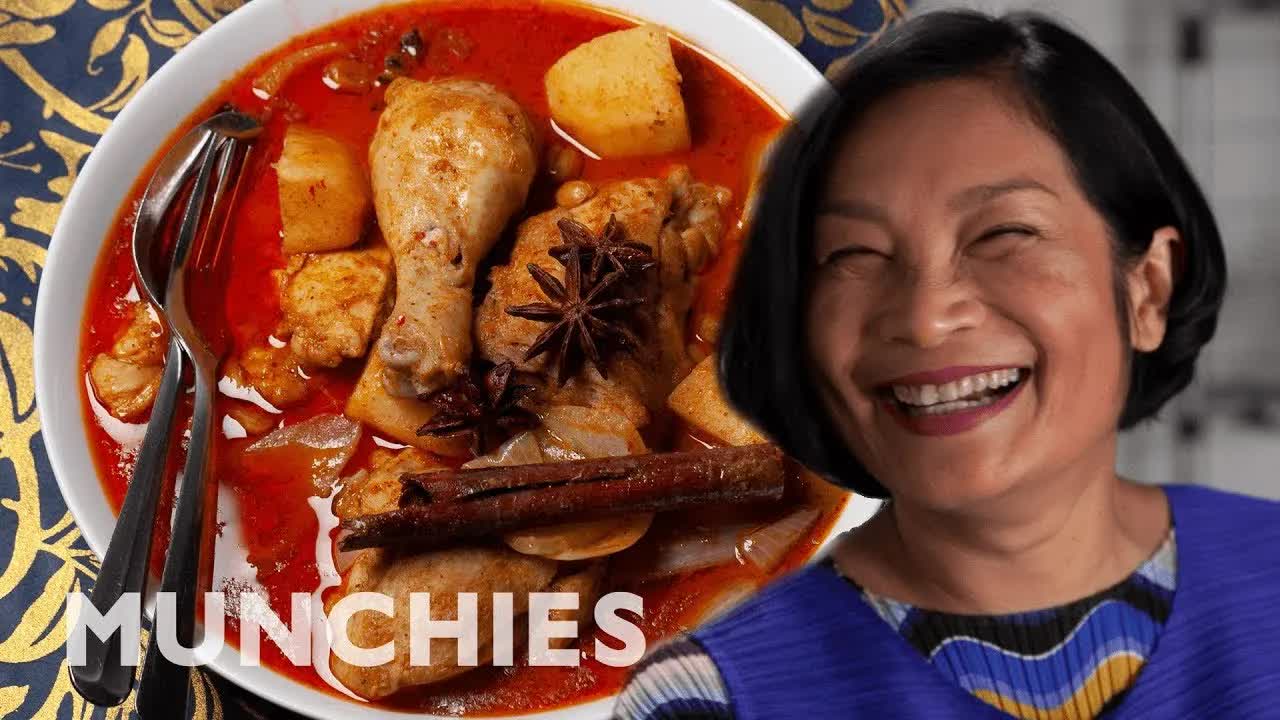 Video thumbnail for vice-munchies: Nok Suntaranon's Easy One-Pot Massaman Curry