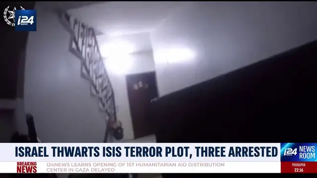 'Video thumbnail for Israel thwarts ISIS terror plot, three arrested'