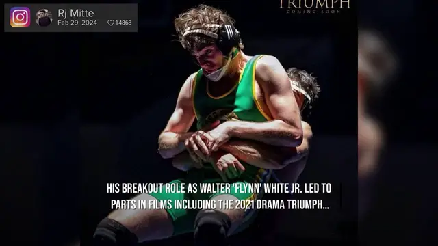 Video thumbnail for Breaking Bad star RJ Mitte dead at 34.