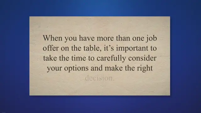 'Video thumbnail for How to Handle Multiple Job Offers - StudentRoom24'