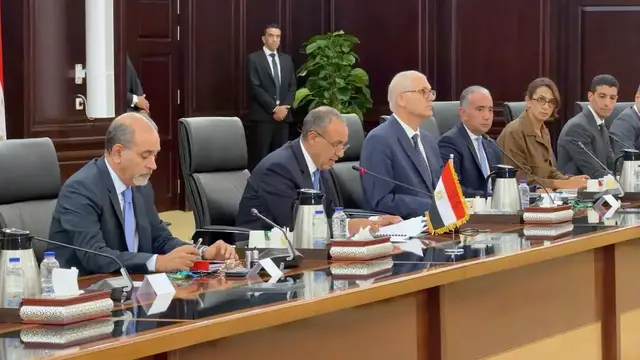 Video thumbnail for Egypt: Türkiye-Egypt Joint Planning Group second meeting begins in El-Alamein.