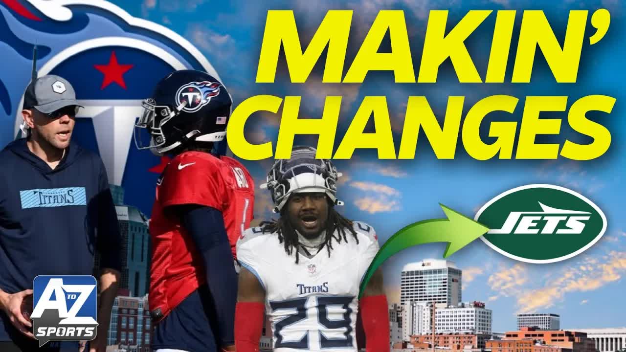 Video thumbnail for a to z sports nashville: titans react to shocking jarvis brownlee trade & brian callahan's play calling decisions