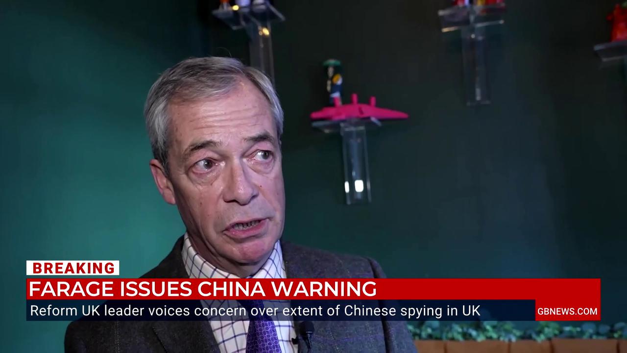 Video thumbnail for WATCH: Nigel Farage says he is 'very nervous' about Keir Starmer's relationship with China