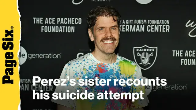 Video thumbnail for Perez Hilton's sister gives harrowing firsthand account of his suicide attempt